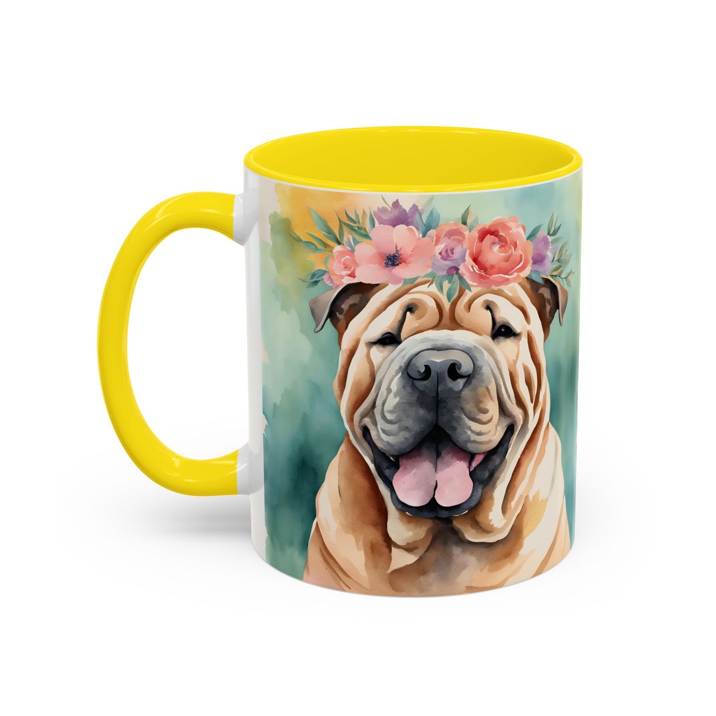 Shar Pei 01 Accent Coffee Mug - Dog Lover Gift