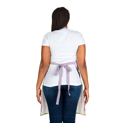 Pansies 03 Apron 5-Color Straps