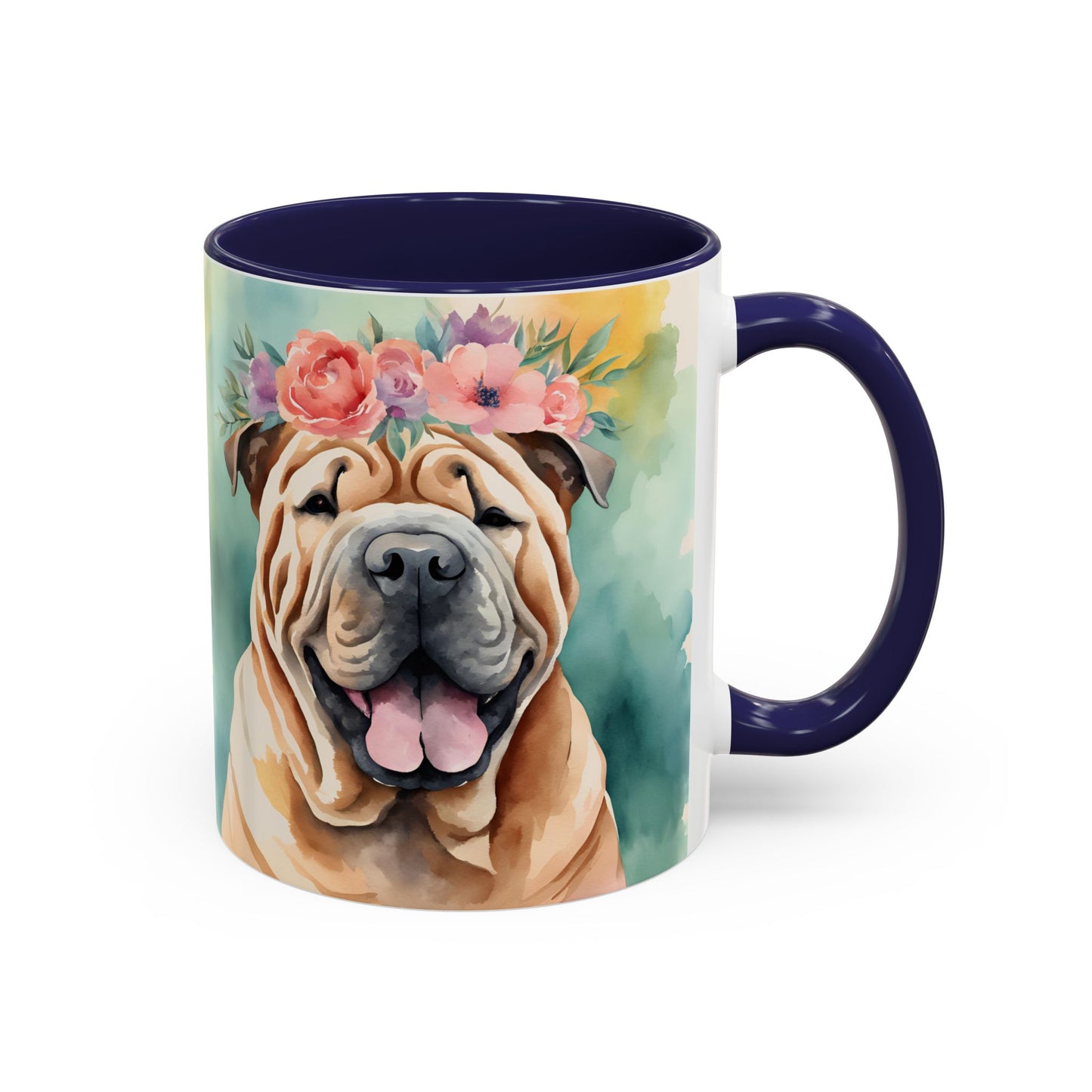Shar Pei 01 Accent Coffee Mug - Dog Lover Gift