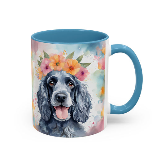 Blue Roan Cocker Spaniel 03 Accent Coffee Mug - Dog Lover Gift