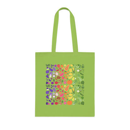 Abstract flowers 10 Cotton Tote