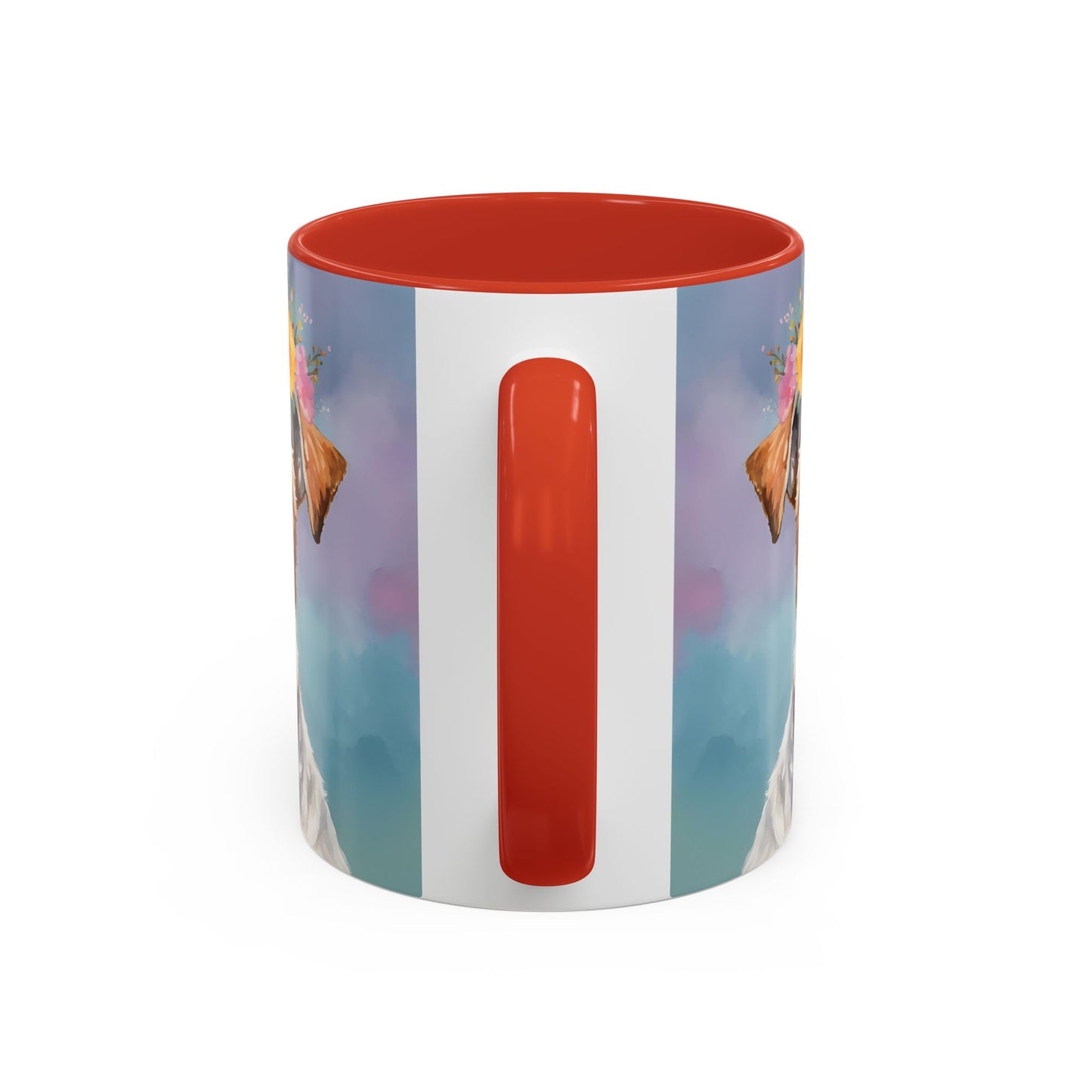 Fox Terrier 02 Accent Coffee Mug - Dog Lover Gift