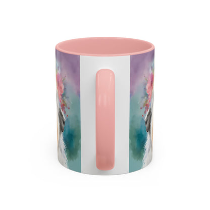 Bearded Collie 04 Accent Coffee Mug - Dog Lover Gift