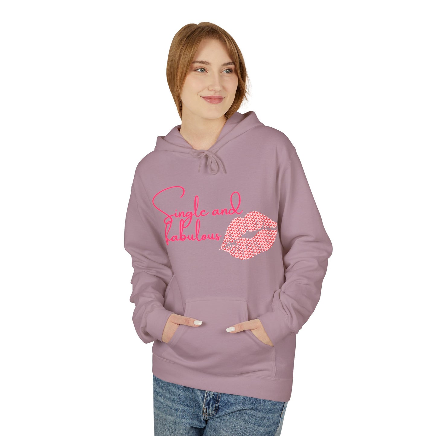 Single And Fabulous Unisex Valentines Hoodie