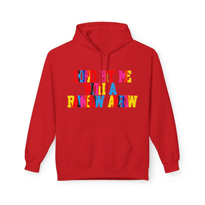 Cupid Hit Me With A Rainbow Arrow Unisex Valentines Hoodie