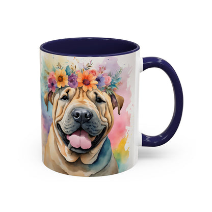 Shar Pei 02 Accent Coffee Mug - Dog Lover Gift