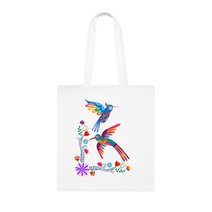 Funky birds 03 Cotton Tote
