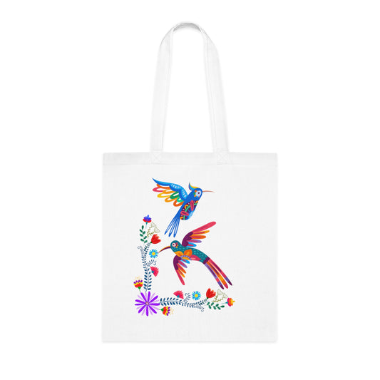 Funky birds 03 Cotton Tote