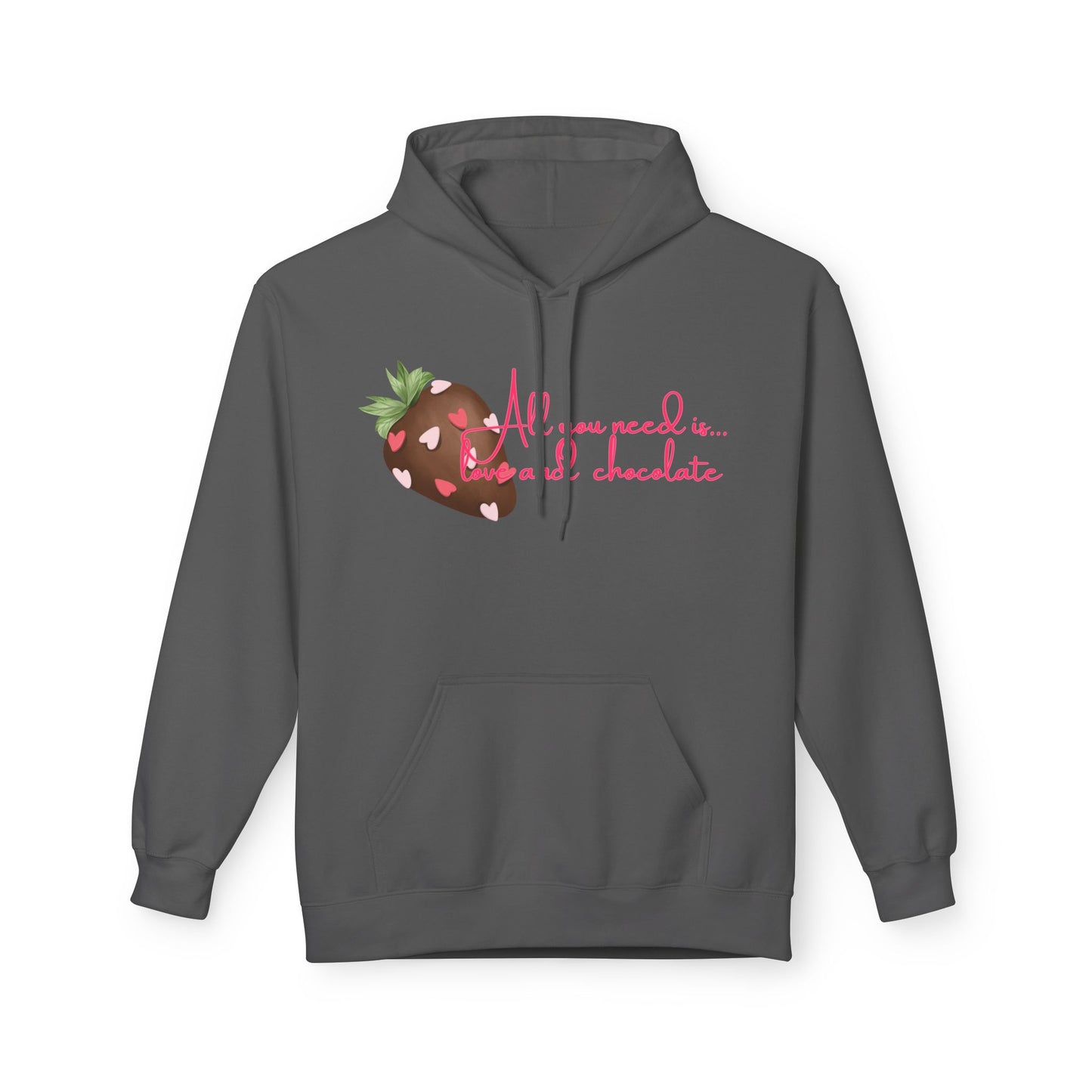 All You Need Is Love And Chocolate Unisex Valentines Hoodie