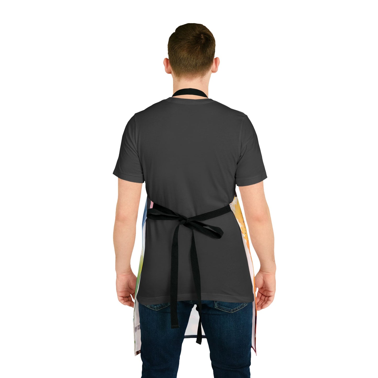Multicolored Greyhound Adult Apron (AOP)