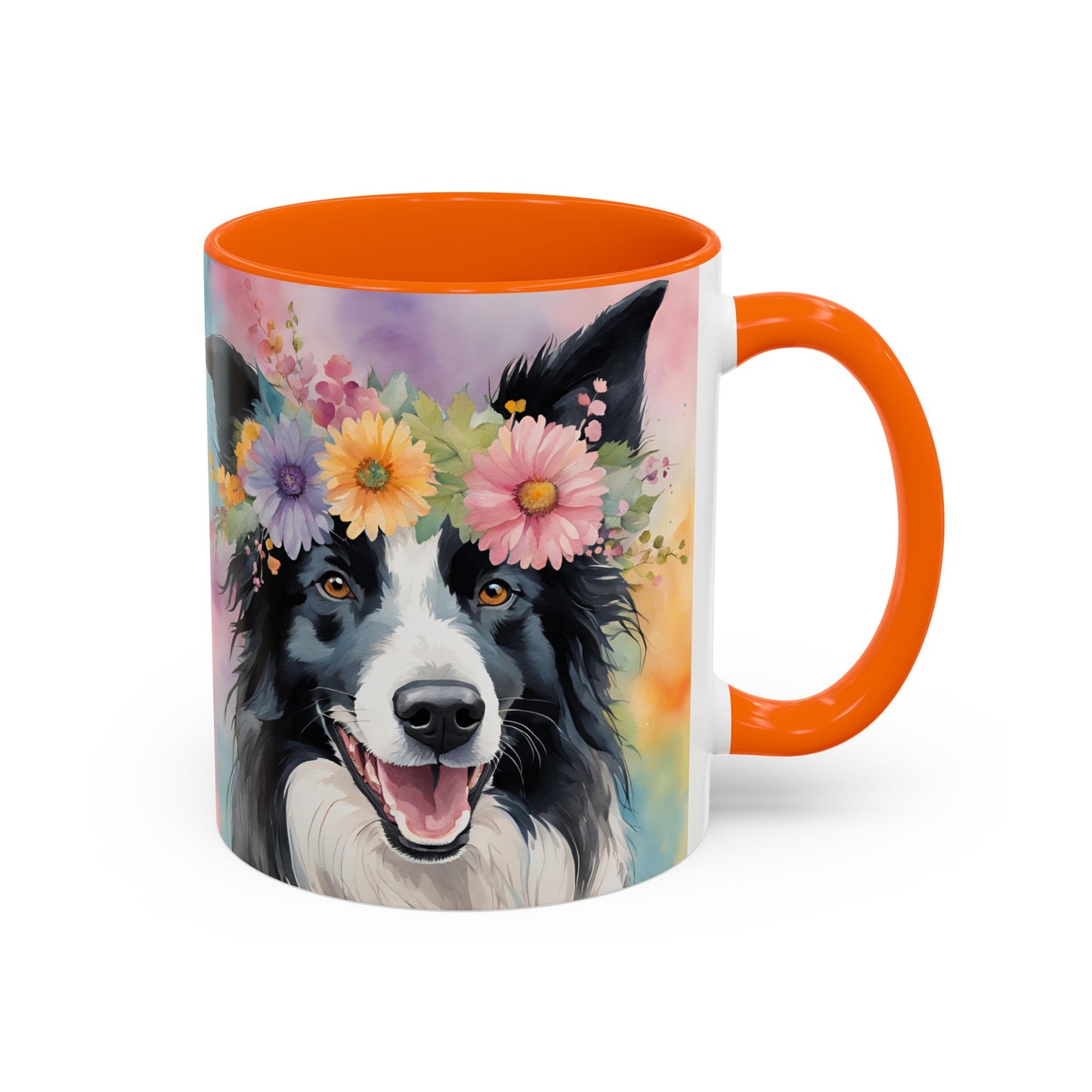 Border Collie 03 Accent Coffee Mug - Dog Lover Gift