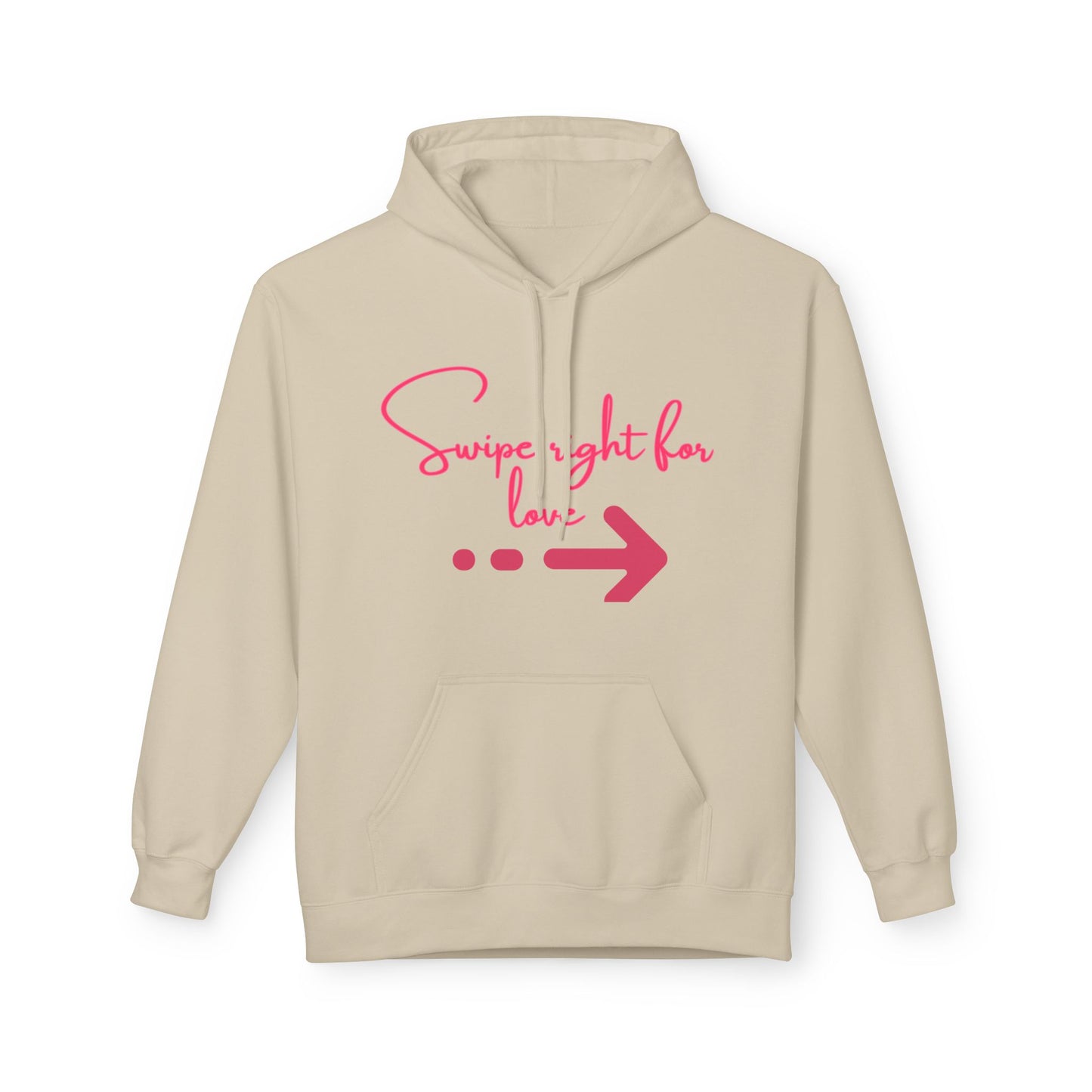 Swipe Right For Love Unisex Valentines Hoodie