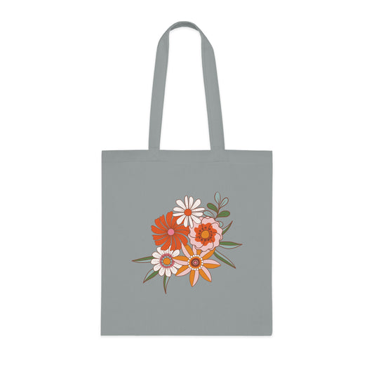 Flower power 14 Cotton Tote