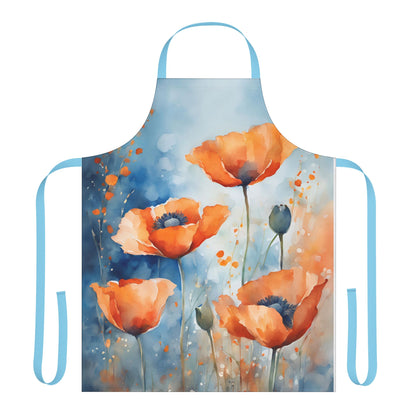 Poppies 04 Apron 5-Color Straps