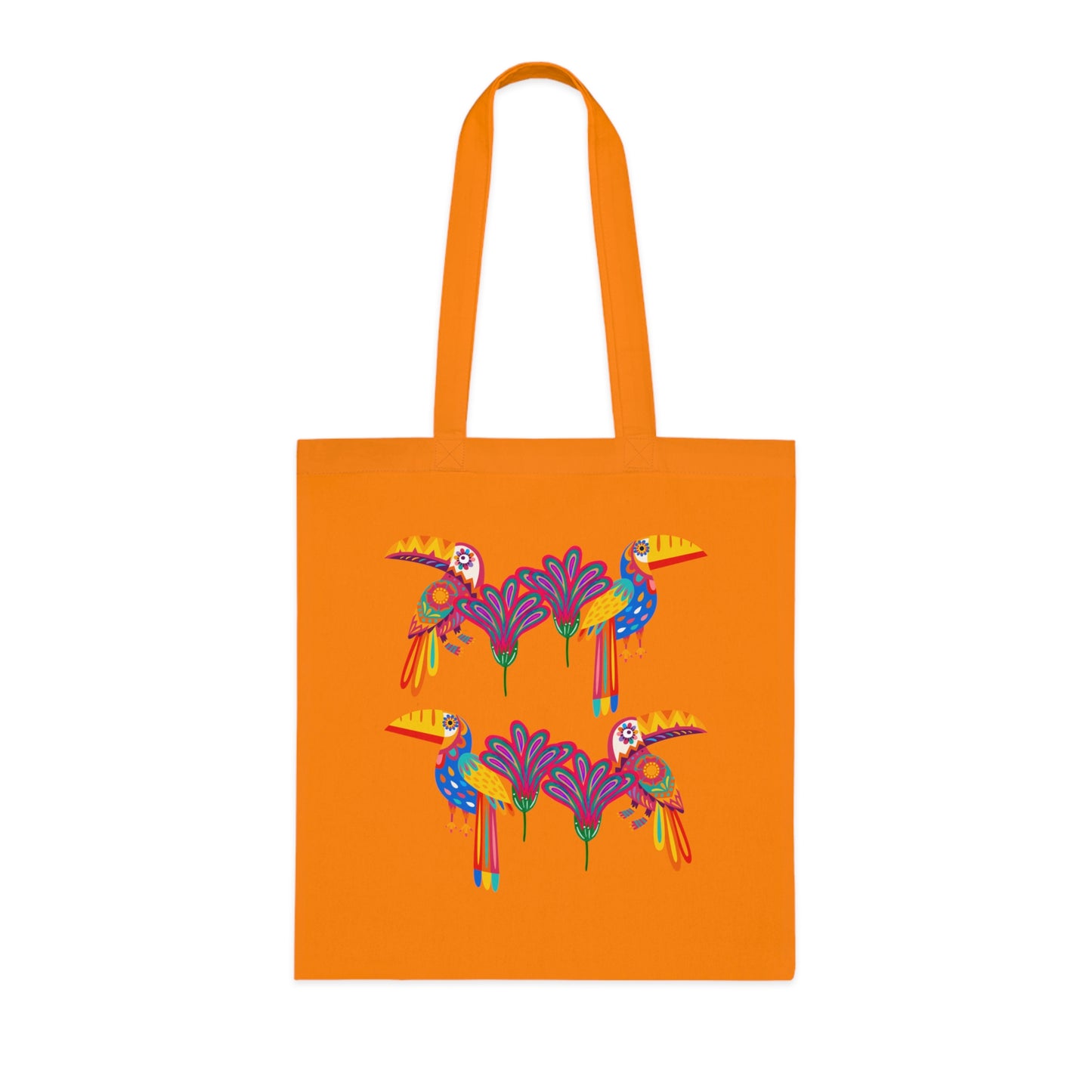 Funky birds 12 Cotton Tote