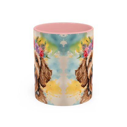 Cockapoo 04 Accent Coffee Mug - Dog Lover Gift