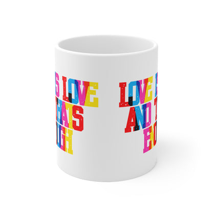 Love Is Love And That’s Enough Valentines Mug Ceramic 11oz