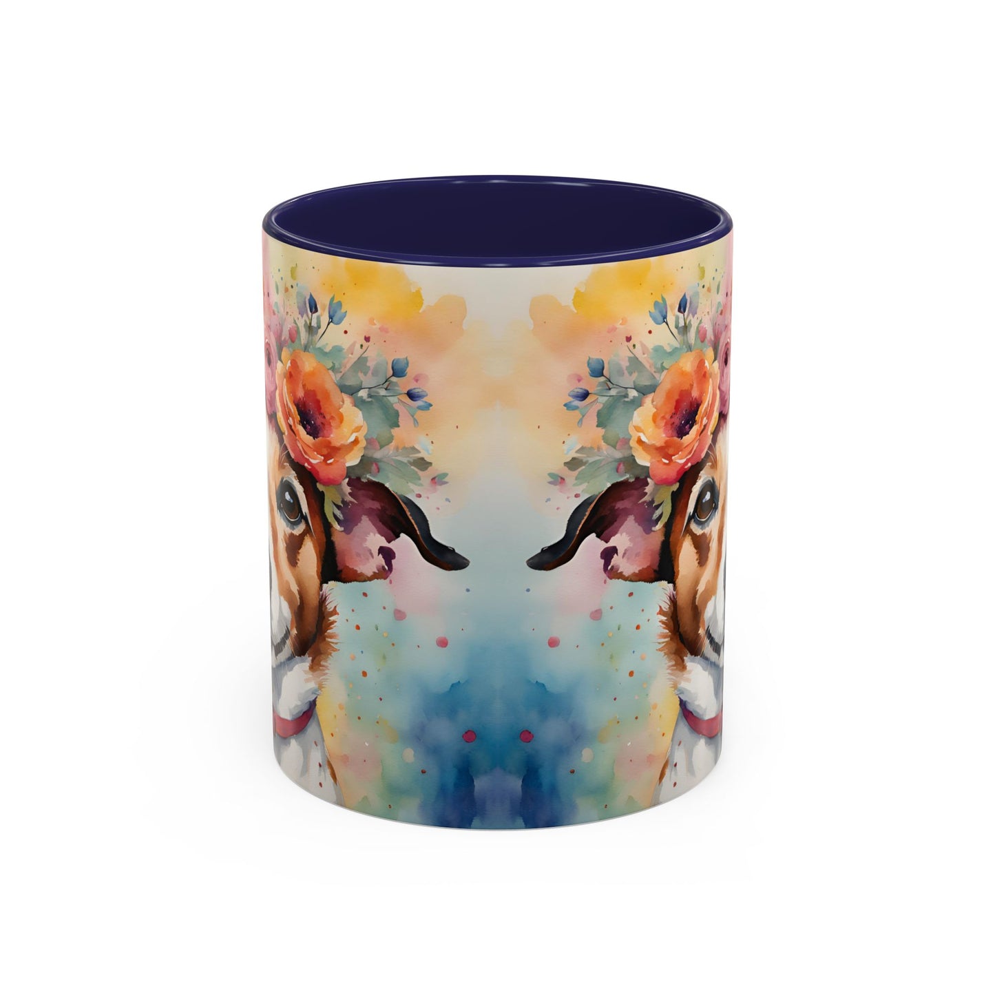 Jack Russell 04 Accent Coffee Mug - Dog Lover Gift