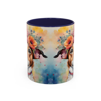 Jack Russell 04 Accent Coffee Mug - Dog Lover Gift