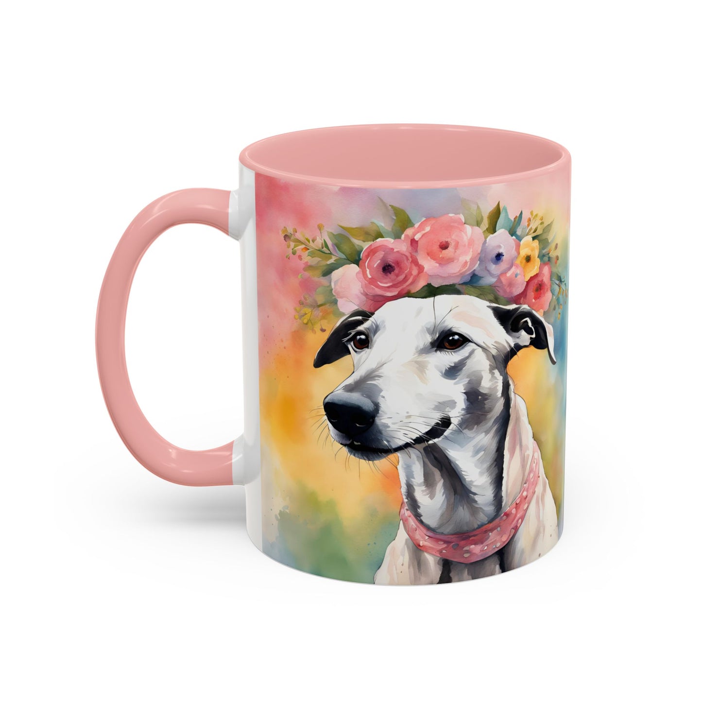 Greyhound 02 Accent Coffee Mug - Dog Lover Gift