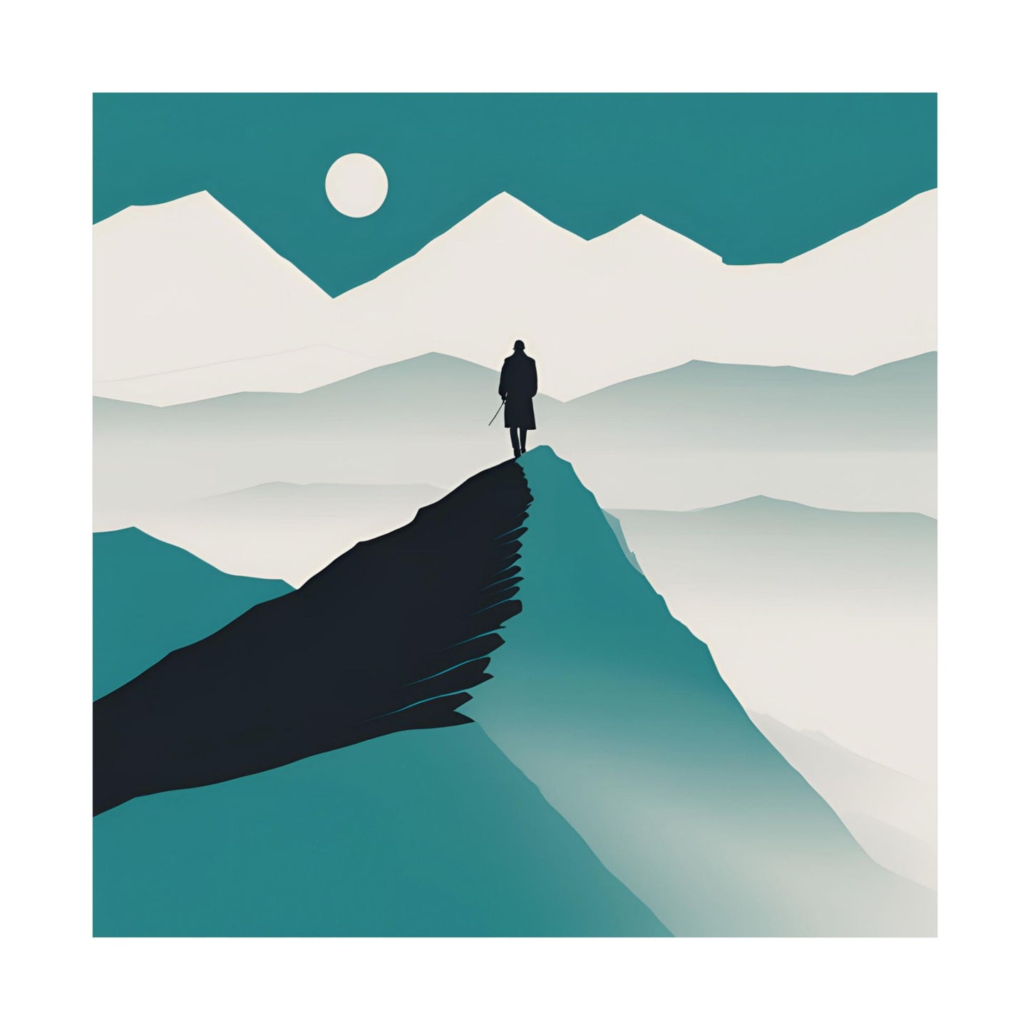 Lone Collection Walker 21 Matte Square Posters