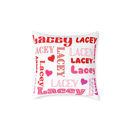 (Personizable) Name Of Your Loved One 01 Poly Pillow