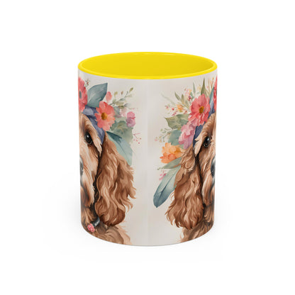 Cocker Spaniel 01 Accent Coffee Mug - Dog Lover Gift
