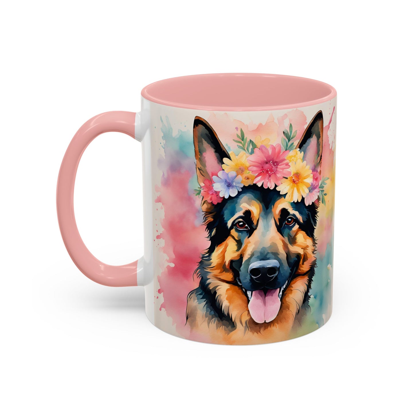 German Shepherd 02 Accent Coffee Mug - Dog Lover Gift