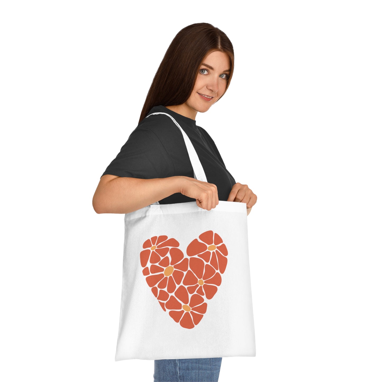 Abstract flowers 19 Cotton Tote