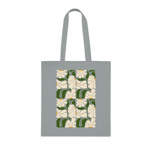 Abstract flowers 02 Cotton Tote