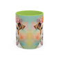 Fox Terrier 01 Accent Coffee Mug - Dog Lover Gift