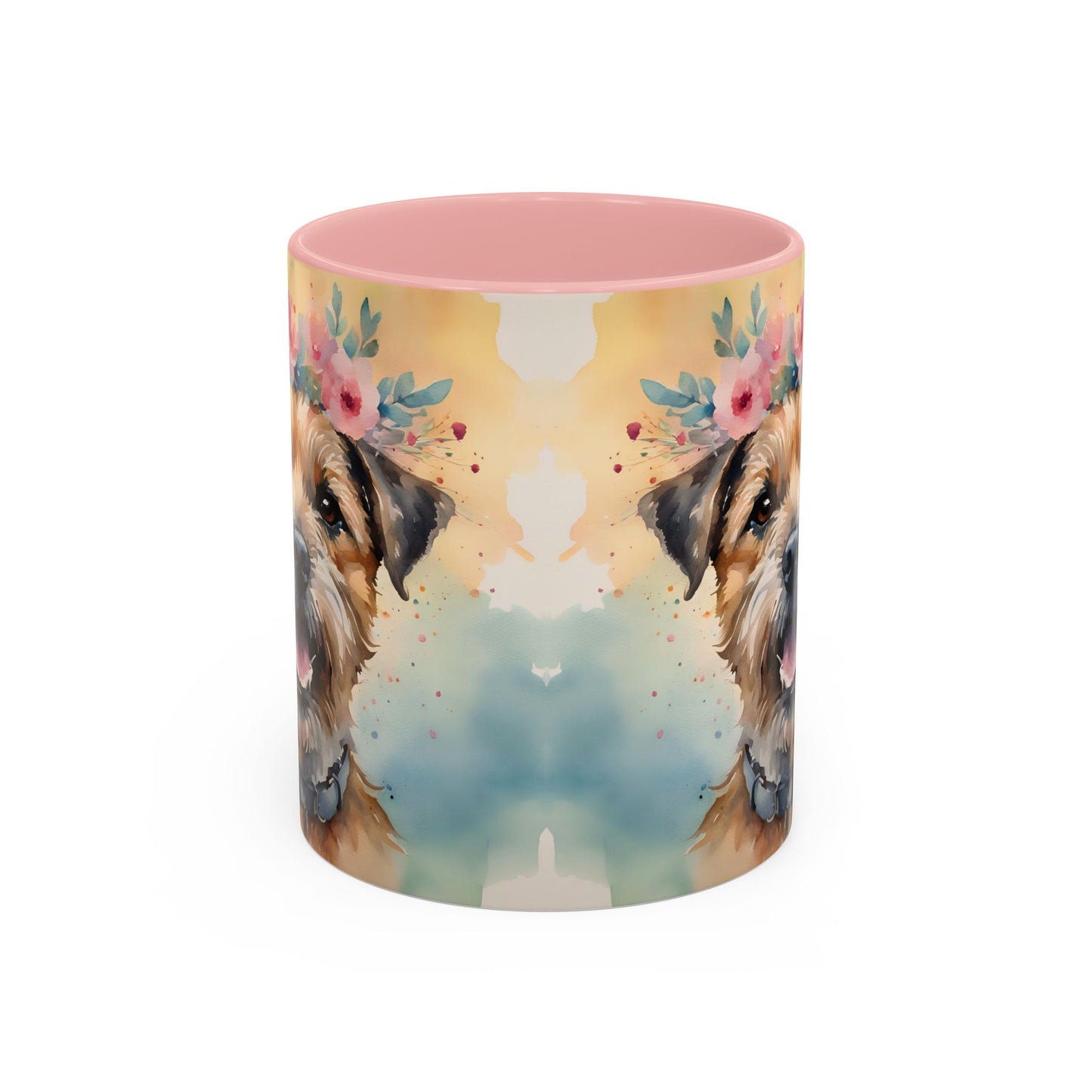 Border Terrier 01 Accent Coffee Mug - Dog Lover Gift