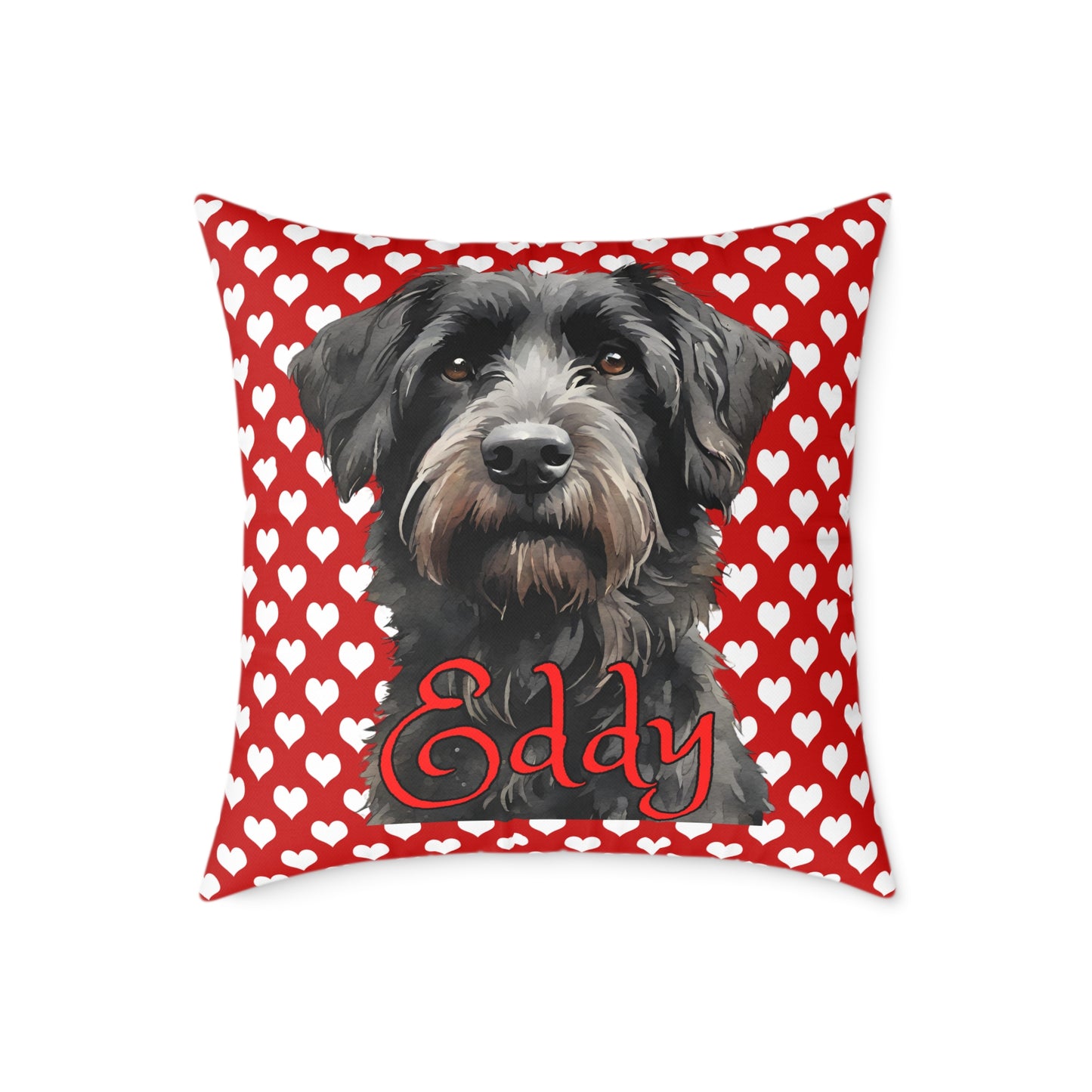 Personalized Valentine Pet Eddy Poly Cushion/Pillow 5 sizes