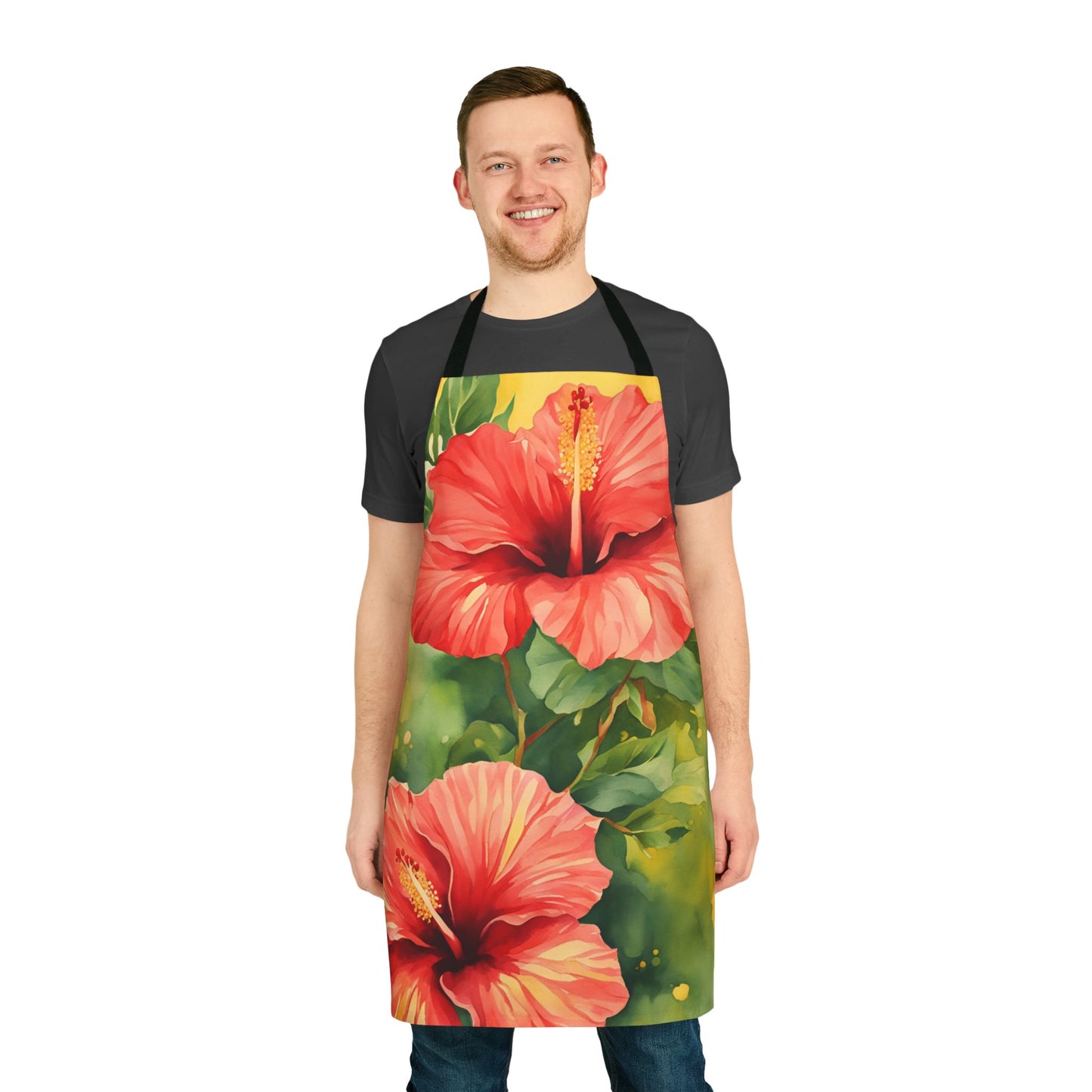 Hibiscus 01 Apron 5-Color Straps