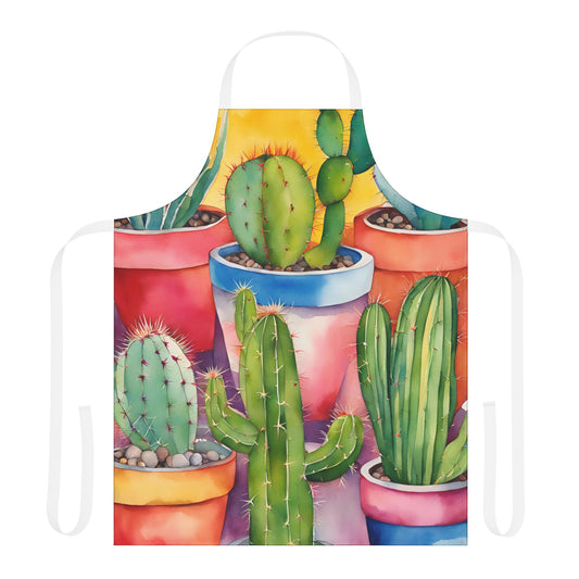 Multi Cacti 4 Adult Apron (AOP)