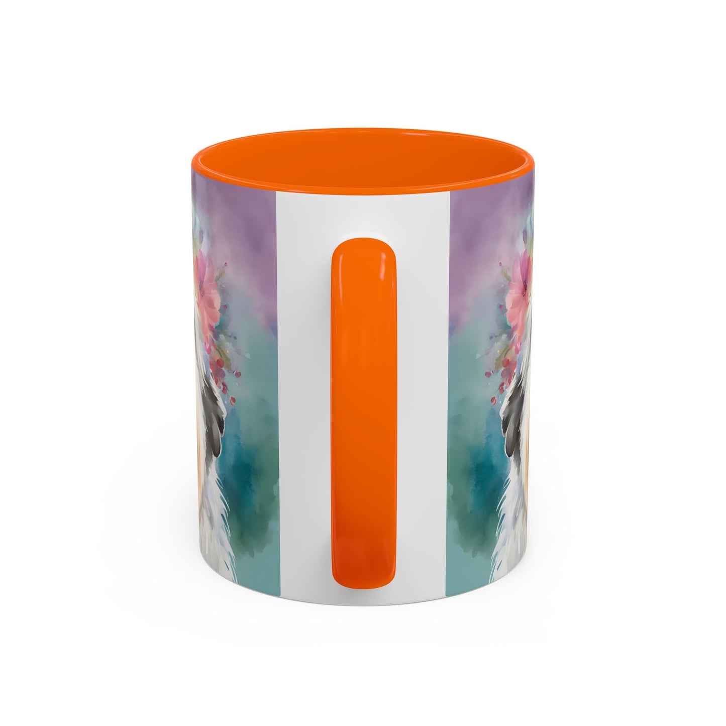 Bearded Collie 04 Accent Coffee Mug - Dog Lover Gift