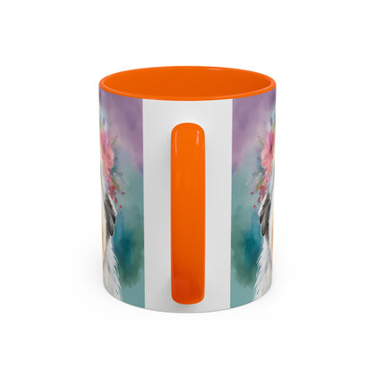 Bearded Collie 04 Accent Coffee Mug - Dog Lover Gift