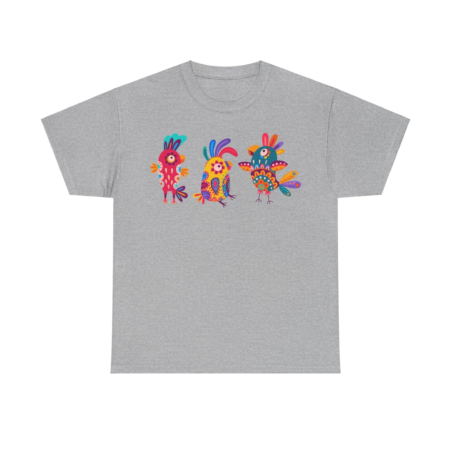 Jazzy birds 10 Unisex Heavy Cotton Tee