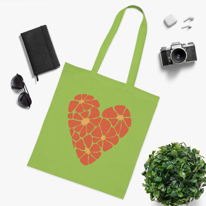 Abstract flowers 19 Cotton Tote