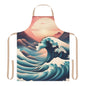 Waves 2 Apron, 5 Color Straps (AOP)