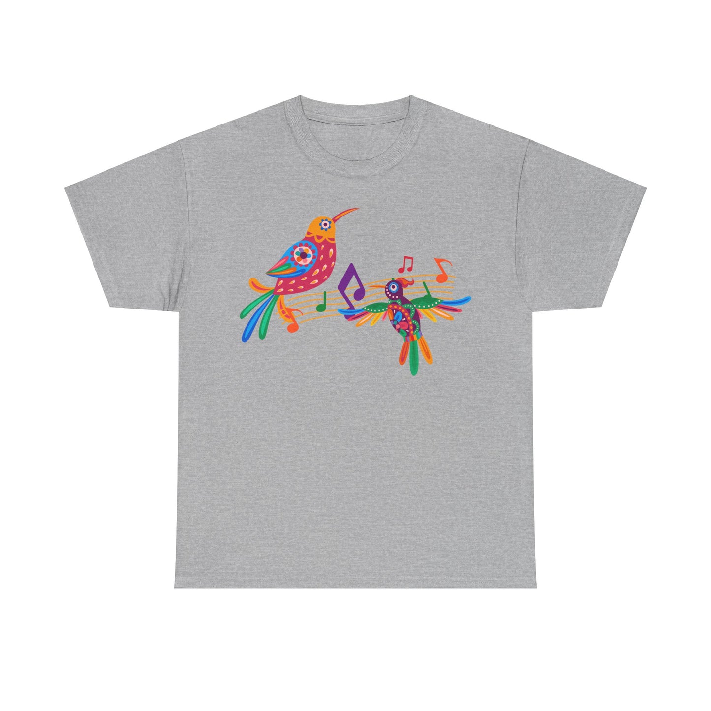 Jazzy birds 06 Unisex Heavy Cotton Tee