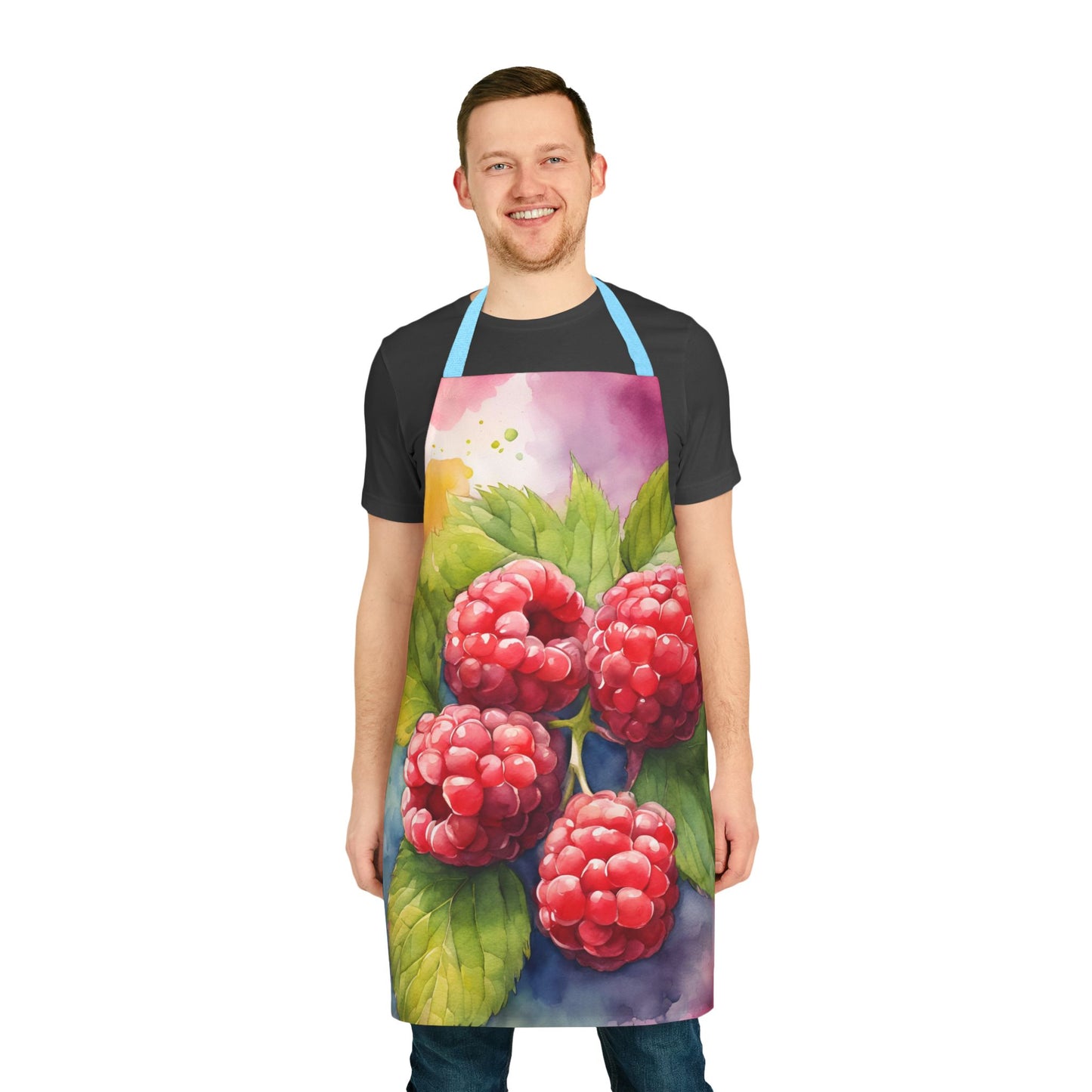 Raspberries 02 Apron 5-Color Straps