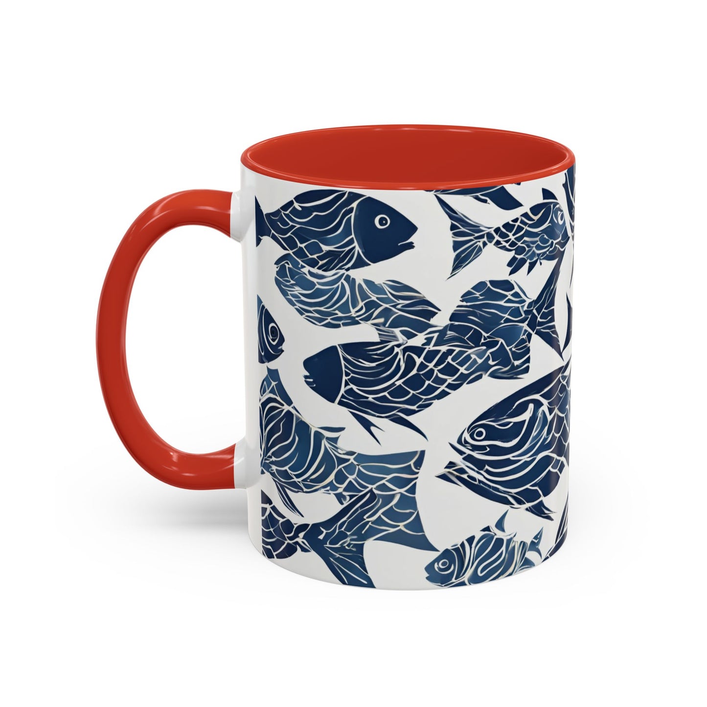 Fish 06 Accent Coffee Mug (11oz)