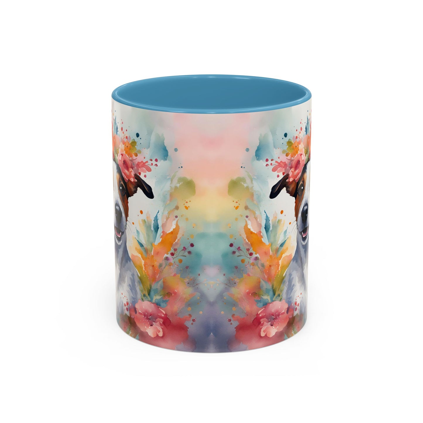 Jack Russell 02 Accent Coffee Mug - Dog Lover Gift