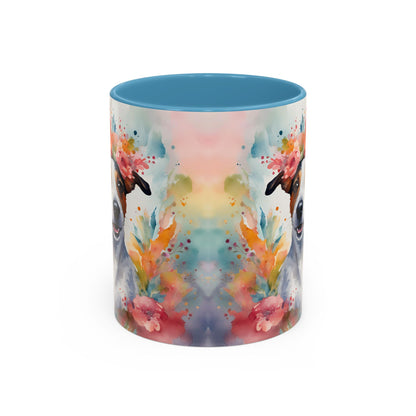 Jack Russell 02 Accent Coffee Mug - Dog Lover Gift