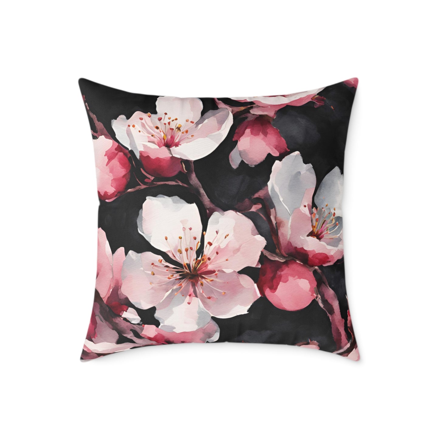 Cherry Blossom 01 Poly Pillow - Natures Beauty Design