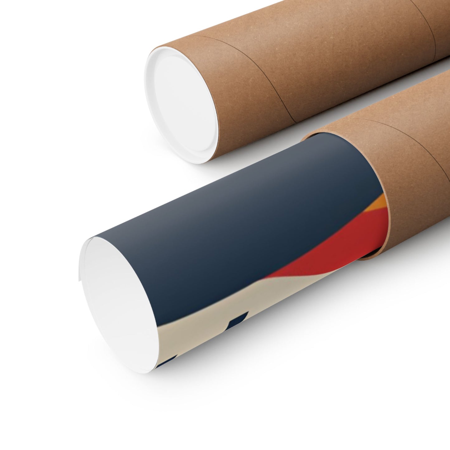 Retro Alpine 1 Matte Horizontal Posters
