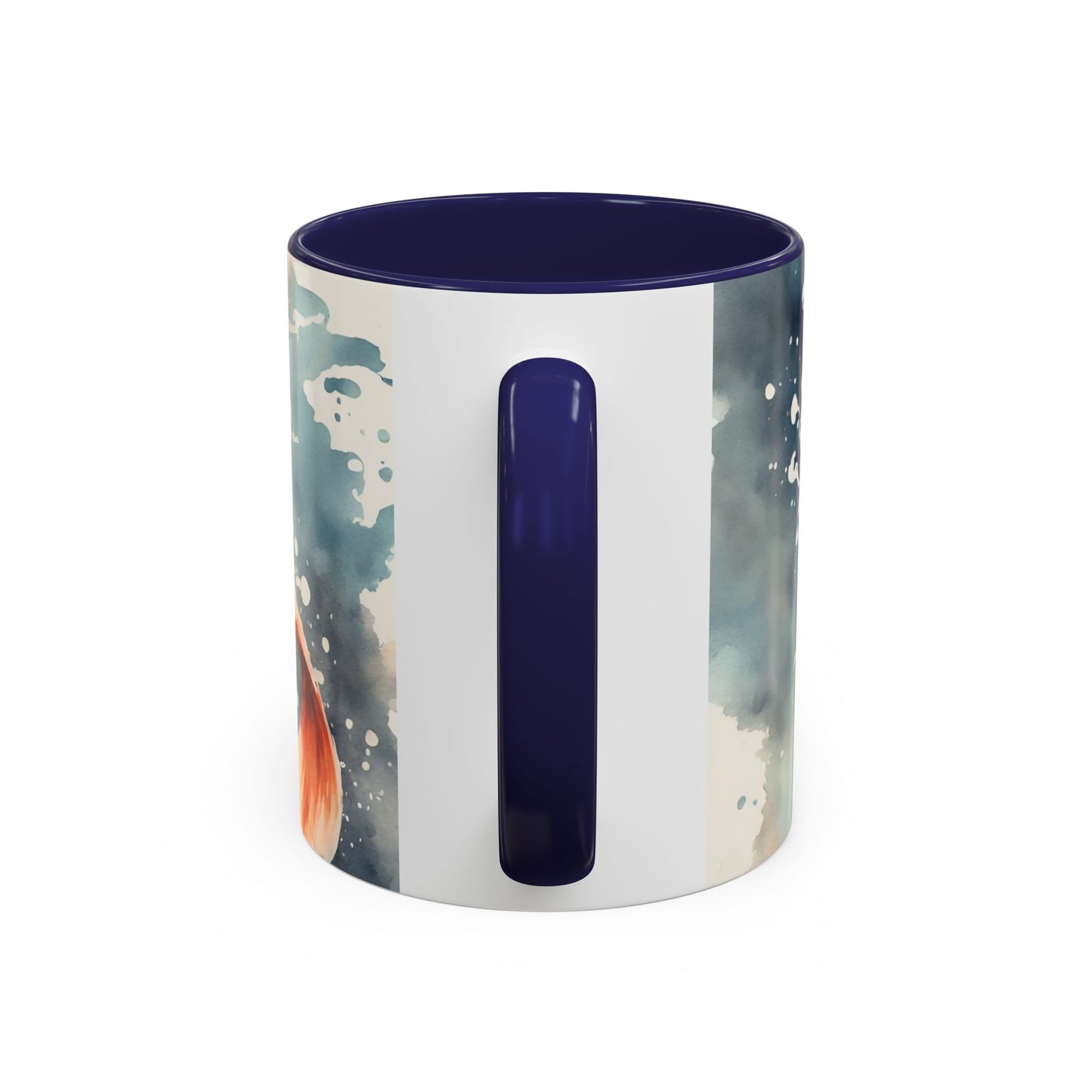 Koi Carp 02 Accent Coffee Mug (11oz)