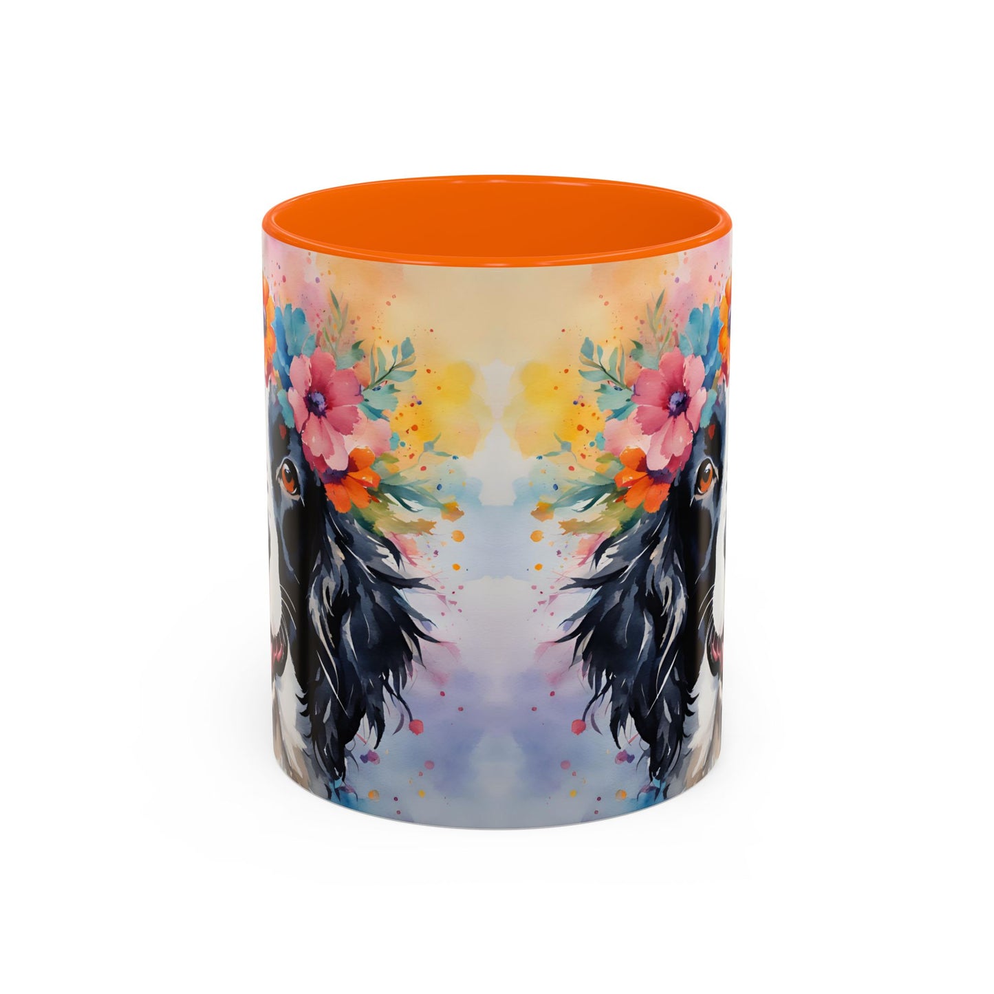 Springer Spaniel 02 Accent Coffee Mug - Dog Lover Gift