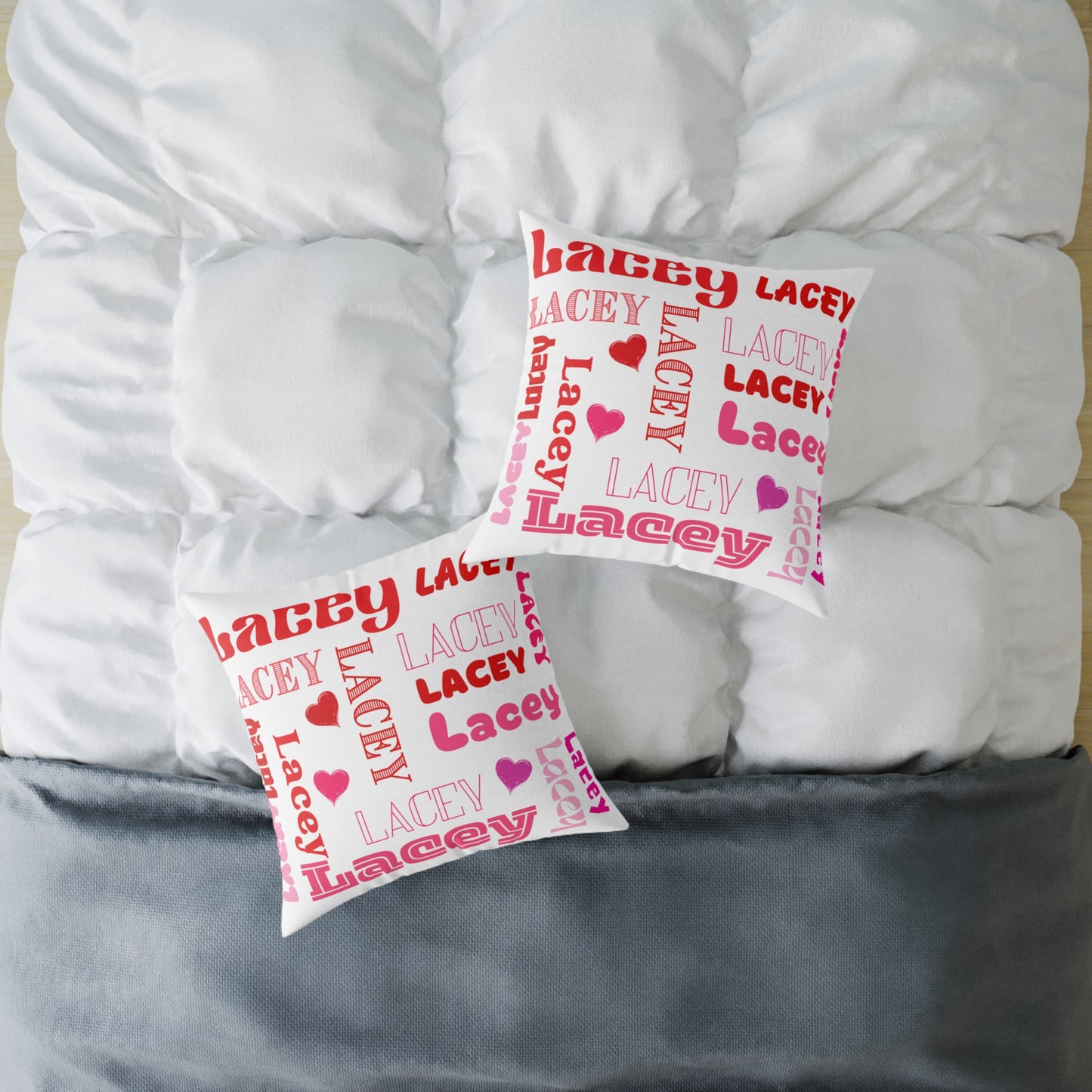 (Personizable) Name Of Your Loved One 01 Poly Pillow